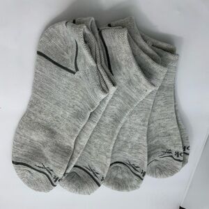 Reebok Men's Low Cut Socks - 4 Pack Performance Cushion Comfort No Show Socks
